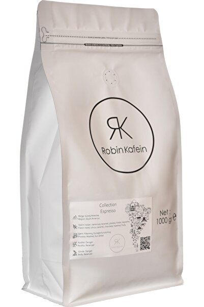 Robin Kafein Taze Kavrulmuş Çekirdek Espresso 1 Kg