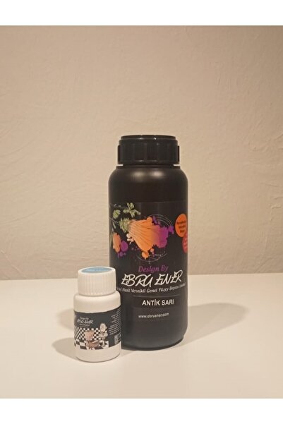 Ebru Ener Yeni Nesil Vernikli Genel Yüzey Boyası (Anka) 500 gr. ve Katkı Madd...