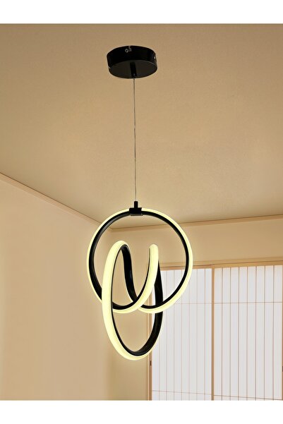 DEKORLİVE LEVENT İmza Led Modern Sarkıt Beyaz Ledli Avize