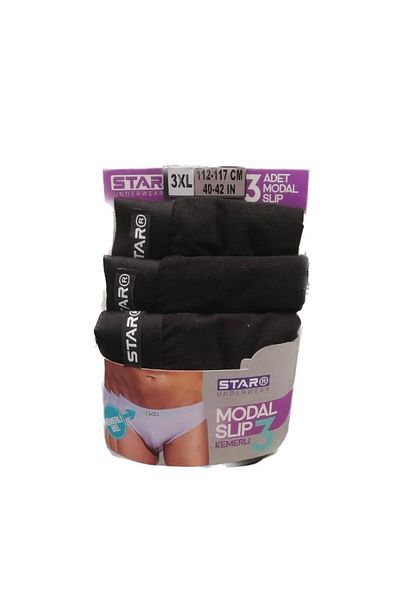Star Ανδρικό εσώρουχο 3 τεμαχίων Super Soft Modal χωρίς ίχνη με ζώνη