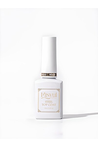 Misyul Steel Top Coat Prorez Tırnak Kalıcı Oje Steel Top Coat 15ml