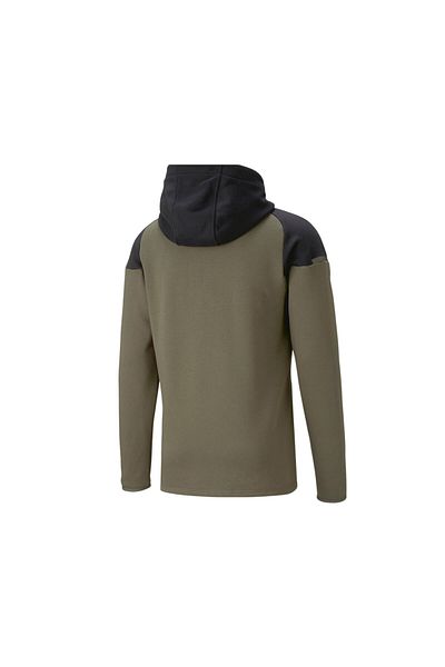 Puma Ανδρικό ποδοσφαιρικό μπουφάν Teamcup Casuals Hooded Jkt 65798735   Χακί