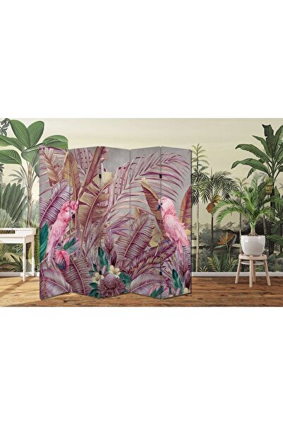 dbsanat Doğa Temalı Özel Tasarım Paravan Room Divider 180 x 200 cm