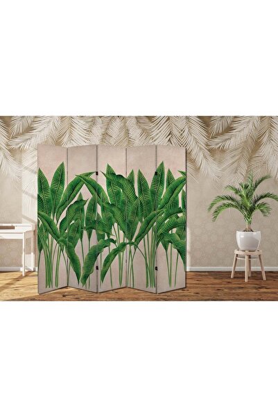 dbsanat Doğa Temalı Özel Tasarım Paravan Room Divider 180 x 200 cm