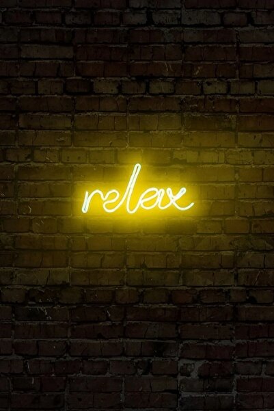 Extremmotif Relax Neon Led Tabela Duvar Lambası