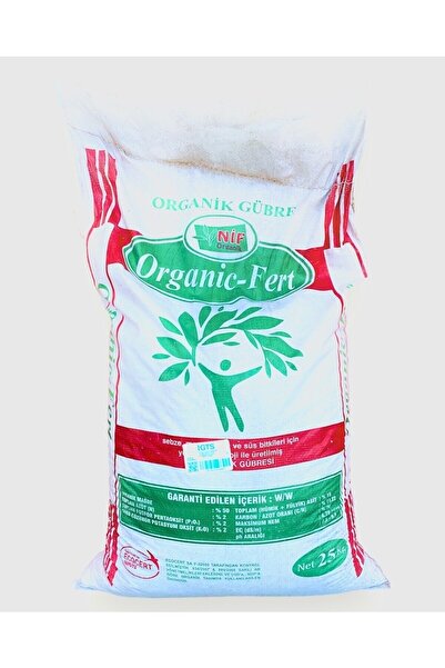 Nif Organik Organik katı çiftlik gübresi 25 kg
