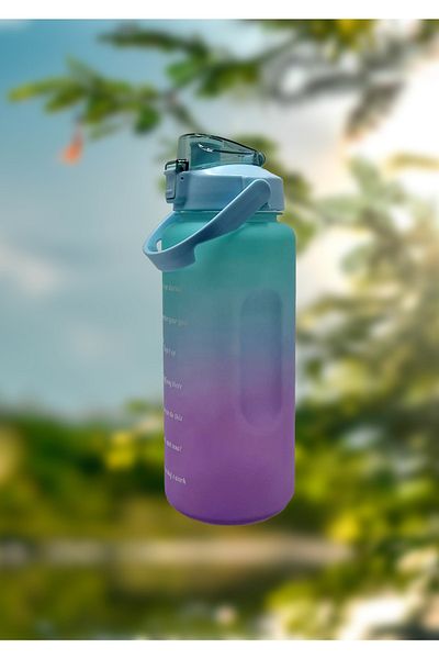 İly H2O Motivational Set of 2 Water Bottle, Water Bottle, Water Bottle and Tritan Sports Bottle