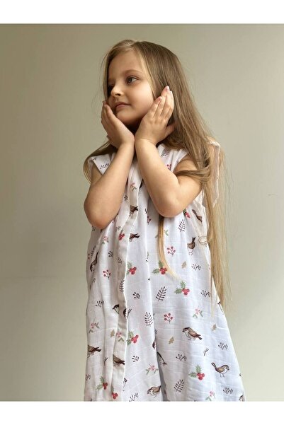 MAMARADUGA كيس نوم ربيعي للأطفال من الموسلين للطيور (سلسلة خاصة)