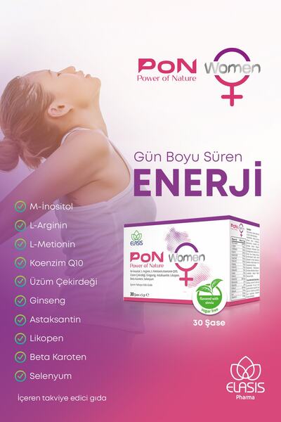 ELASİS PHARMA Pon Kadın – Regl Düzenleyici & Hormonal Denge Destek Formülü – ...