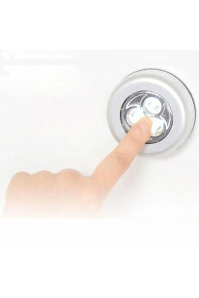 Semco Mini Led Işıklı Pilli Lamba (Yüzey Montajlı Led Spot)