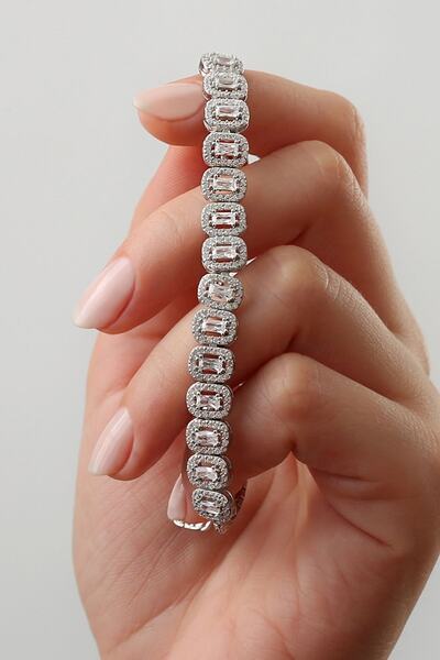 Silvano Jewelry 925 Ayar Gümüş Asansörlü Bileklik