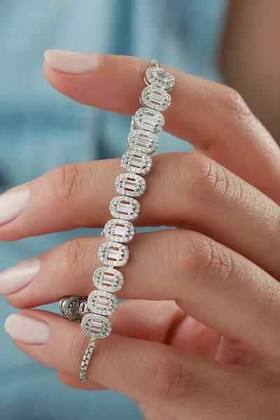 Silvano Jewelry 925 Ayar Gümüş Asansörlü Bileklik