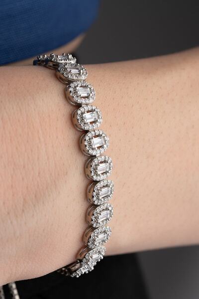 Silvano Jewelry 925 Ayar Gümüş Asansörlü Bileklik