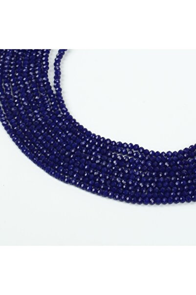 yfhobi 1 DİZİ (40 cm - 130 Adet) - 4 mm YASSI KRİSTAL CAM BONCUK, MAT PARLAME...