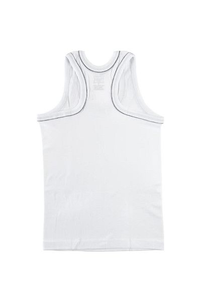 ÇamaşırcımShop Pack of 3 100% Cotton Ribbing Boys' Sports Tank Top