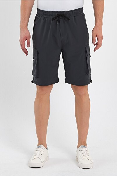 GENIUS STORE Genıus Store Férfi rövidnadrágok Sport Lycra Outdoor Bermuda Cargo Pocket Capri Sport rövidnadrágok