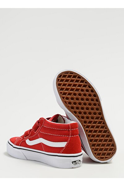 Vans Boy's White Walking Shoes - VN00018TH1N1 UY SK8-Mid Reissue V