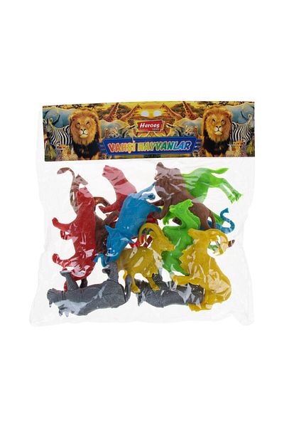 HEROES TOYS Wild Animals with Toy Bag 855