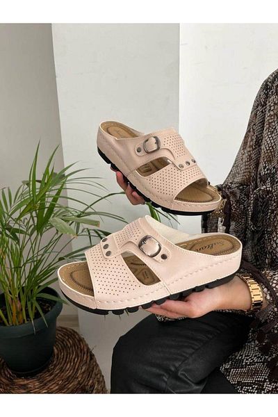 Behtah Kundura Μεγάλο μέγεθος 41 42 Battal Comfort Καθημερινή μαλακή ανατομική σόλα Άνετες παντόφλες για το σπίτι και το σπίτι