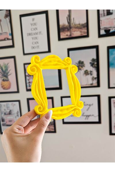 Alvina Atölye Friends Monica Kapı Deliği Çerçevesi 15cm - Kapı Süsü - Bioplastik