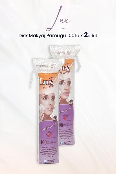 LUX Disc Makeup Cotton 100pcs x 2 Pieces