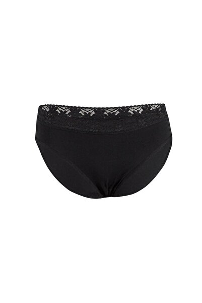 Özten 206 Beli Dantelli 6'lı Paket Koton Likralı Bikini Külot