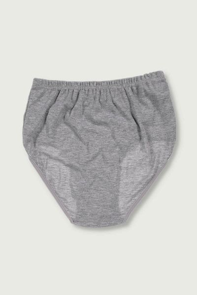 ÇamaşırcımShop High Waist 100% Cotton Ribbed Bato Panties