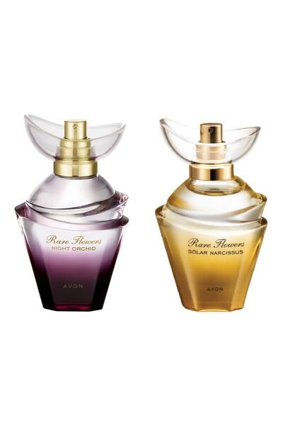 AVON Rare Flowers Night Orchid Solar Narcissus EDP Kadın Parfün 2li