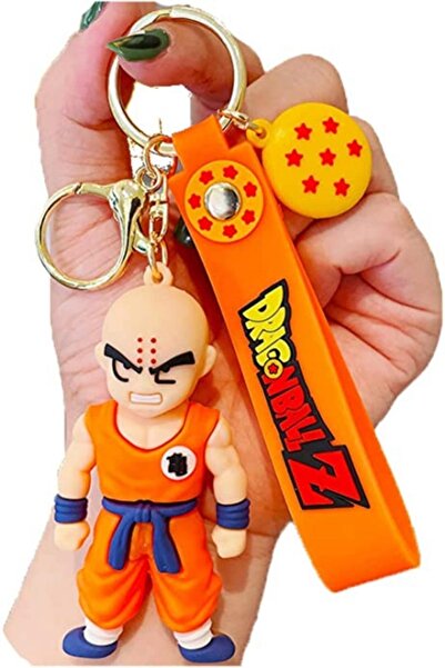Dünyadan Hediyeler Anime Dragon Ball Z Dragon Ball Krillin 3D Μπρελόκ από σιλ...