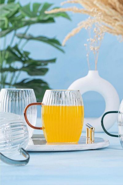 ACAR Line 4-Piece Glass Cup Set 350 ml - ACR-124/48