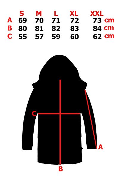 alaska the last frontier Παλτό Slim Fit με αφαιρούμενη κουκούλα Gabardine Long Parka