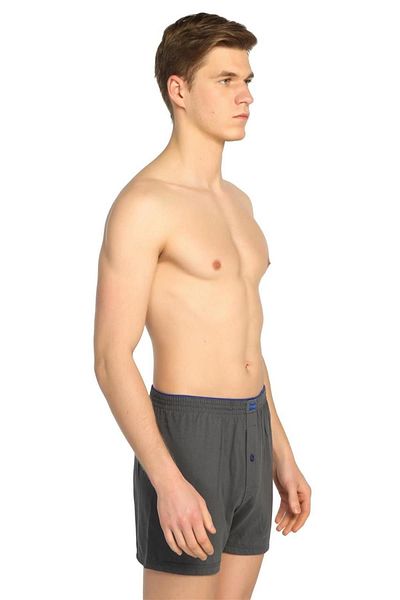 ÇamaşırcımShop 3 Pack Buttoned Plain Men's Boxers