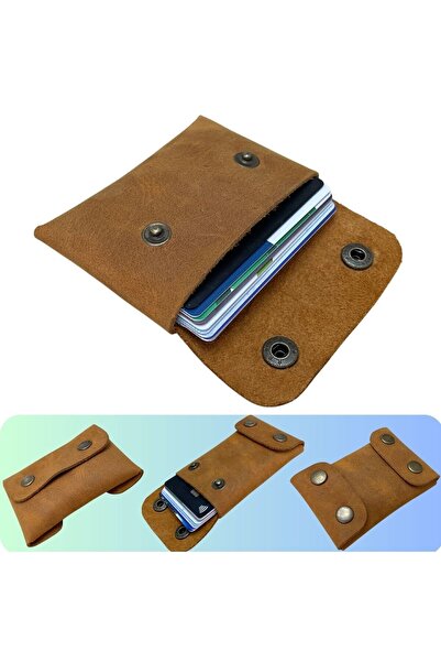 ipekbazaar Suport pentru carduri din piele naturală Efes, utilizare reversibi...