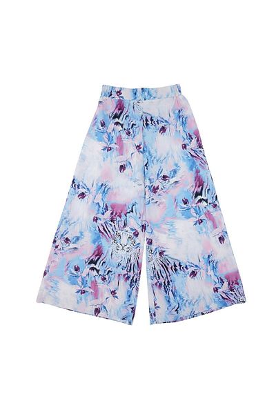 best kids Girl's Blue Patterned Pants