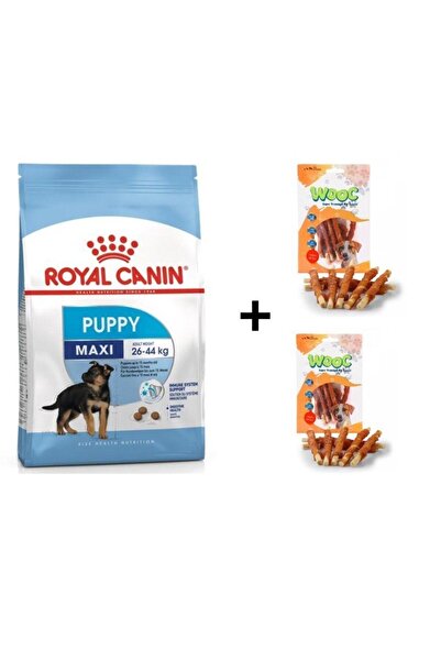 Royal Canin Maxi Puppy Köpek Maması 15 kg + 2 Adet Wooc Ödül 80 Gr