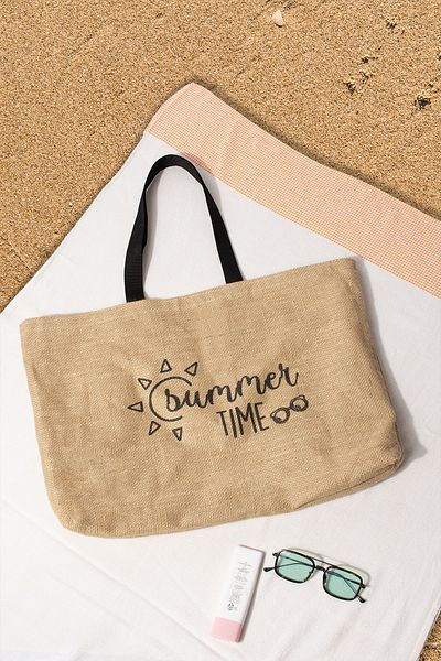 Serstil Τσάντα παραλίας Summer Time Printed