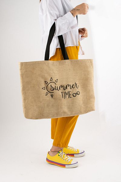 Serstil Τσάντα παραλίας Summer Time Printed