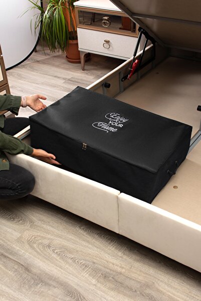 Serstil Mega Boy Baza Altı Siyah Hurç 74 X 46 X 22 Cm