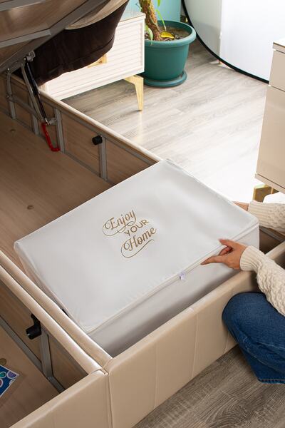 Serstil Mega Boy Baza Altı Beyaz Hurç 74 X 46 X 22 Cm