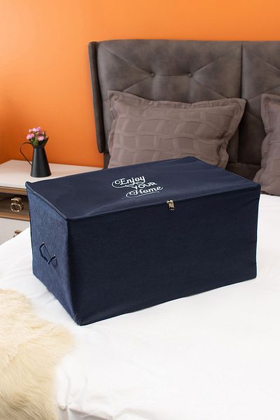 Serstil Scurtă de mărime medie cu imprimeu detaliat bleumarin 63 X 40 X 34 Cm