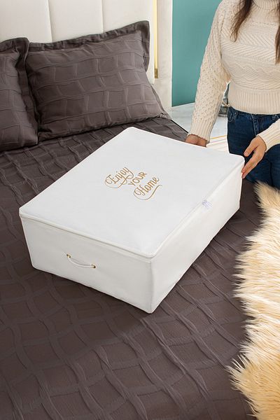 Serstil White Storage under Base - 62X46X22 Cm, Large Size 803Iseri