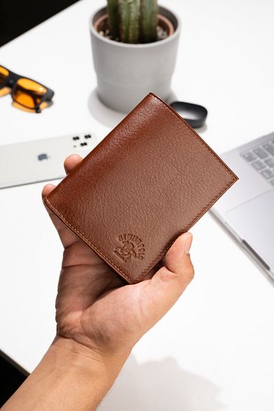 Newish Ανδρικό πορτοφόλι Roman Genuine Calfskin