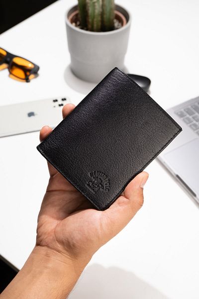 Newish Roman Genuine Calfskin Men's Wallet
