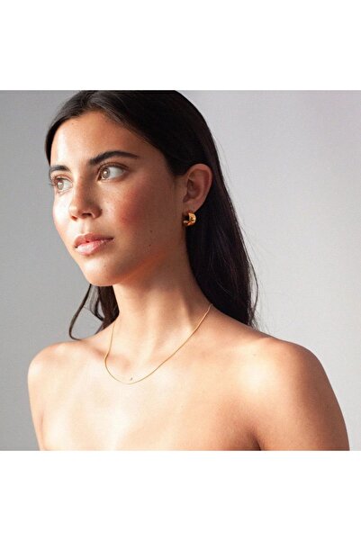 CASELN Kadın Yılan Model Ince Zincir Kolye Özel Günler Moda Slim