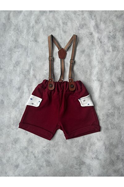 MBK GARDEN Baby Boy Strappy 2-Piece Salopet Set 3-6-9 Months