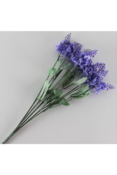 Genel Markalar Yapay Çiçek Pudrasız Lavanta Demeti Mor