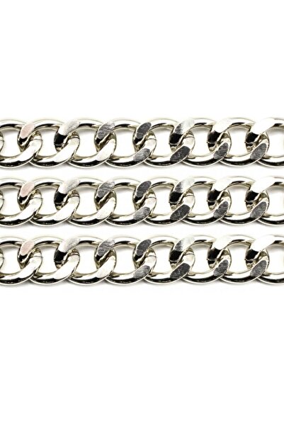 YENİ HEDİYELİK DÜNYAM Silver Aluminum Bag And Jewelry Chain 10 Mm 1 M