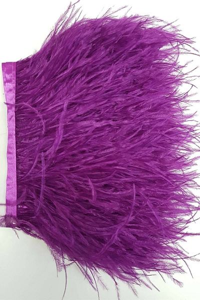 Aker Hediyelik Purple Ostrich Feather Per Dress Sleeve 100 Cm