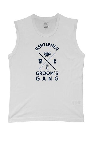 Raf Coll Чоловічий безрукавний трикотажний футболка Gentelman Дизайн Цифровий...