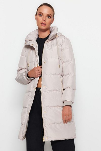 Trendyol Collection Vodoodpudivá bunda s kamennou kapucí TWOAW24MO00119